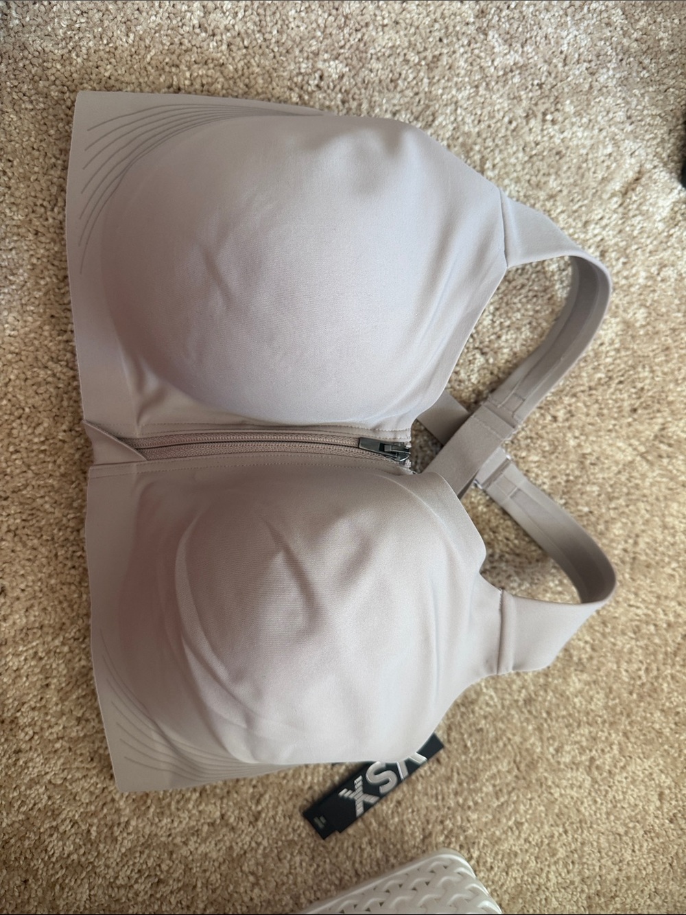 VSX Nude Front-Close Sports Bra